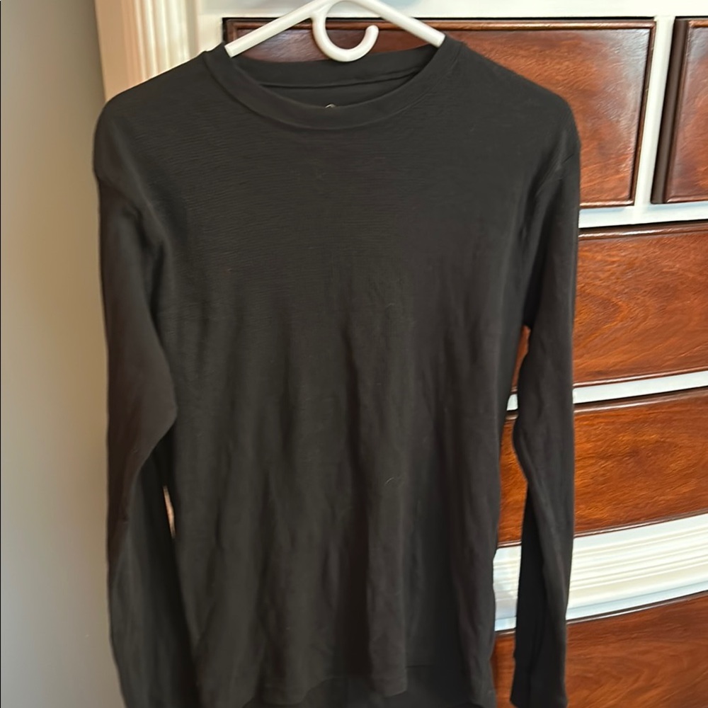 Men's Black Long Sleeve Shirt